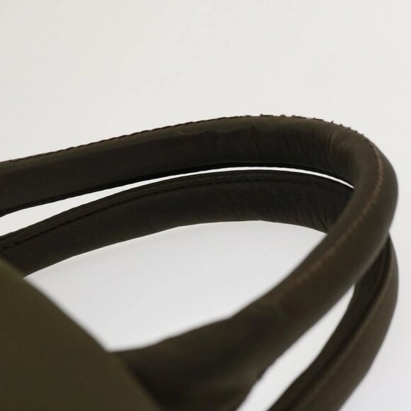 PRADA Hand Bag Nylon 2way Khaki Auth fm1303 - Picture 9 of 16